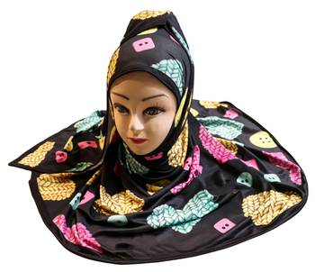 Justkartit Printed Party Wear Designer Hijab Scarf Dupatta For Women 4