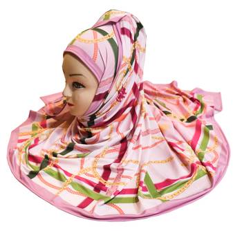 Justkartit Women'S Occasion Wear Digital Printed Jersey Stretchable Hijab Scarf Dupatta. 4