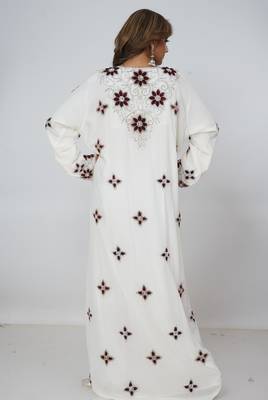 Dubai Kaftan Women Dress Long Gown Farasha Morocco Wear 2