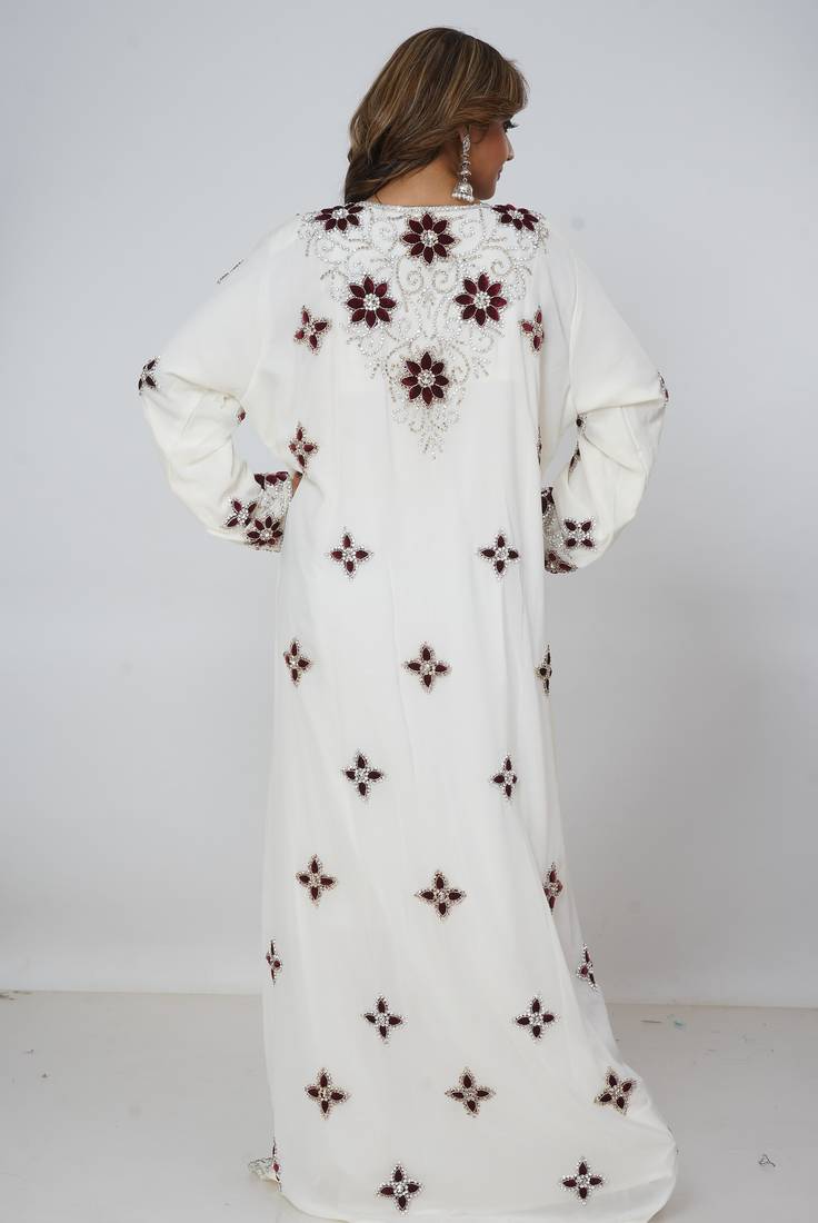 Dubai Kaftan Women Dress Long Gown Farasha Morocco Wear