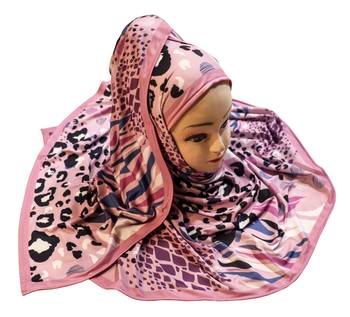 Justkartit Women'S Outdoor Wear Designer Digital Printed Jersey Stretchable Hijab Scarf Dupatta 5