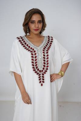 Dubai Kaftan Women Dress Long Gown Farasha Morocco Wear 2