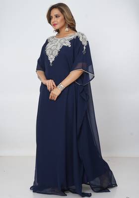 Dubai Kaftan Women Dress Long Gown Farasha Morocco Wear 2
