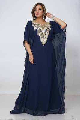 Dubai Kaftan Women Dress Long Gown Farasha Morocco Wear 1