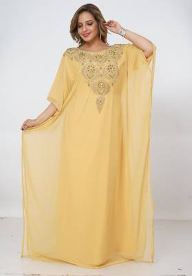 Dubai Kaftan Women Dress Long Gown Farasha  3