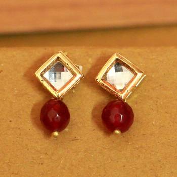 Red Ruby       Studs 1