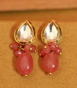 Pink Onyx Studs