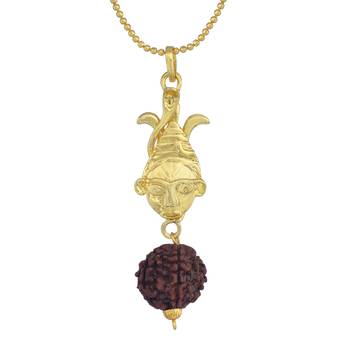 Rudraksha Pendant With Chain 1