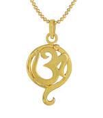 Om Pendant With Chain