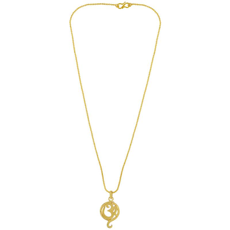 Om Pendant With Chain