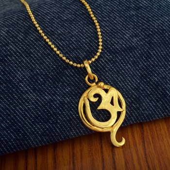 Om Pendant With Chain 3