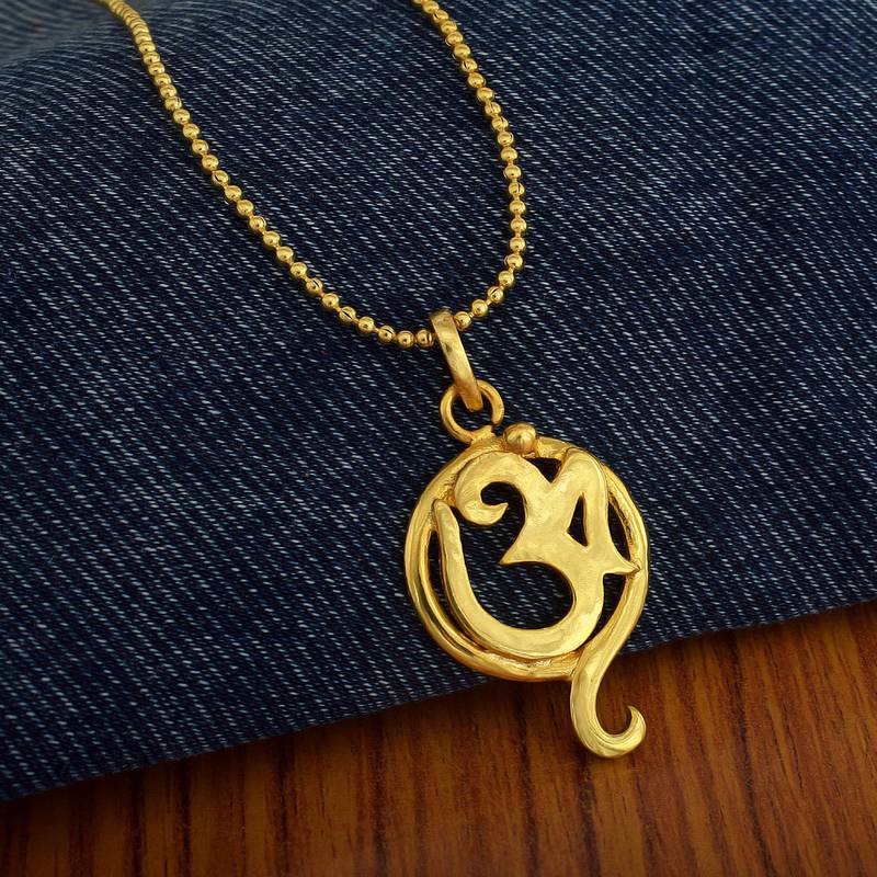 Om Pendant With Chain