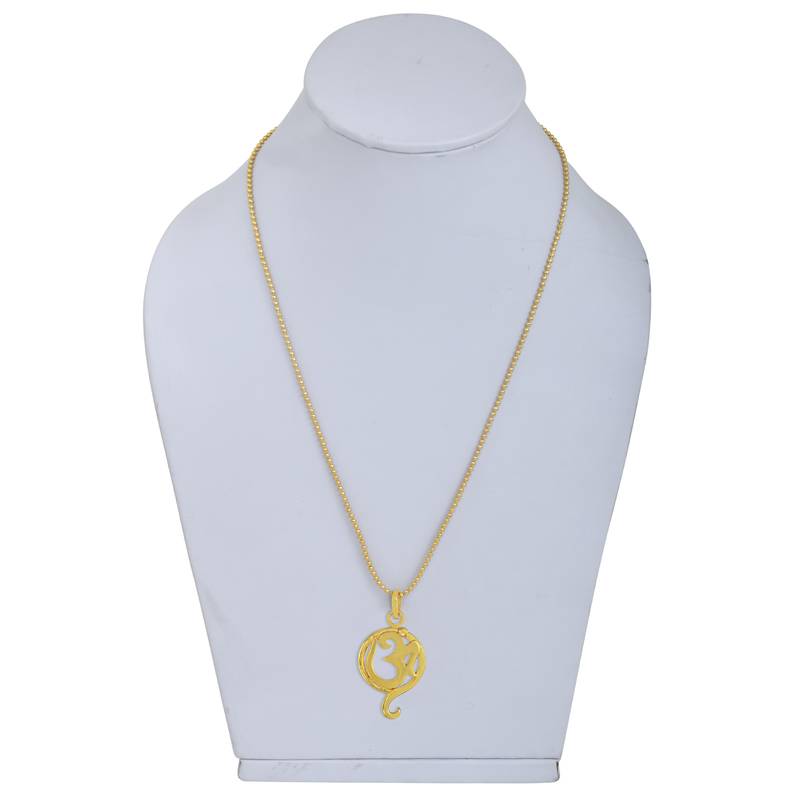 Om Pendant With Chain