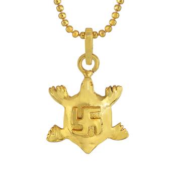 Swastik Pendant With Chain 1