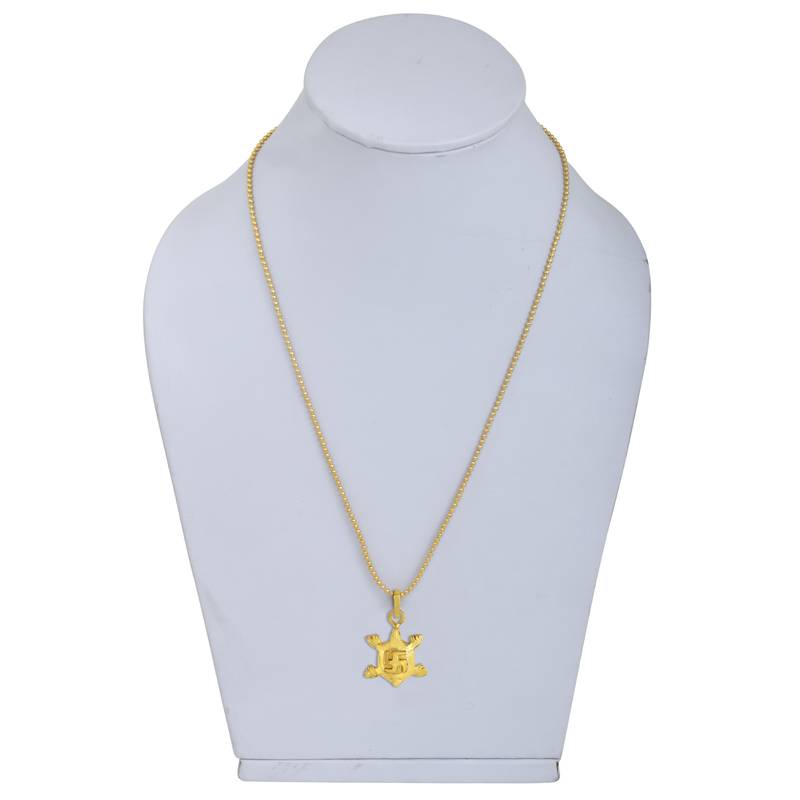 Swastik Pendant With Chain