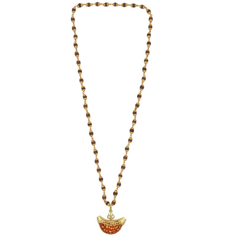 One Mukhi Rudraksha Pendant With Chain
