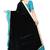 Black plain georgette saree with blouse