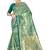 Green  woven banarasi saree with blouse