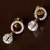 American Diamond Embellished Gold Plated Earrings 216ED203