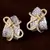 Gold Plated American Diamond Embellished Stud Earrings 216ED208