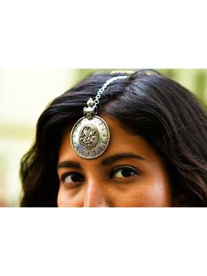 Silver maang-tikka 1