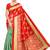 Multicolor printed art silk saree with blouse pack of-2 saree