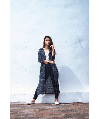 Black Ikat Jacket 3