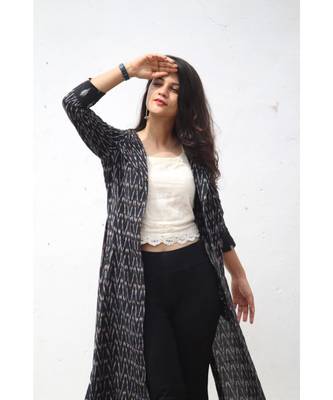 Black Ikat Jacket 4