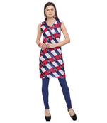Multicolor printed cotton kurtis