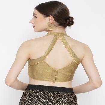 Antique Embroidered Brocade Readymade Blouse 1