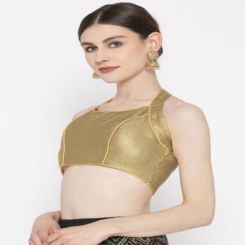 Antique Embroidered Brocade Readymade Blouse 2