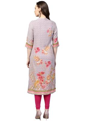Grey printed liva kurtas-and-kurtis 2