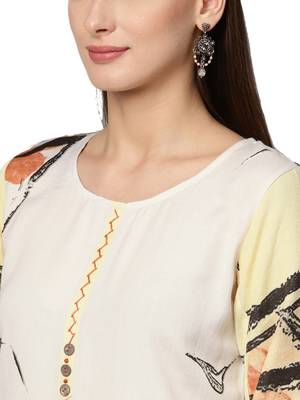 White printed liva kurtas-and-kurtis 5