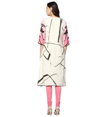 White printed liva kurtas-and-kurtis 2