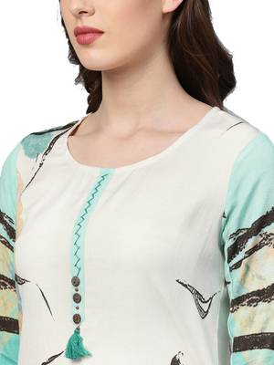 White printed liva kurtas-and-kurtis 5