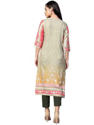 Sea-green printed liva kurtas-and-kurtis 2