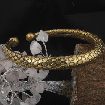 Appealing Gold Plated Traditional Free Size Kada For Women & Girls 2