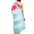 Pink Georgette Tie & Dye Saree With Blouse
