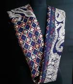 Multicolor Aari work Stole