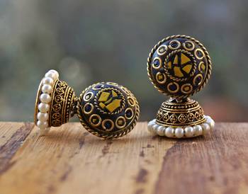 Yellow Earrings 1