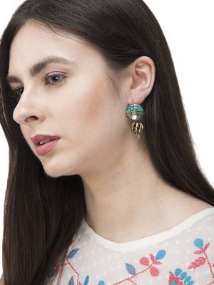 Green Earrings 2