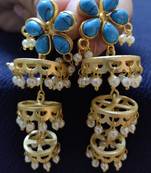 Blue stone Earrings