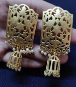 Gold plain Earrings