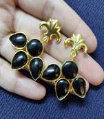 Gold stone Earrings