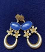 Gold stone Earrings