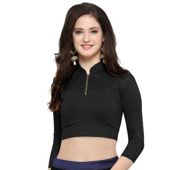 Women's Cotton Lycra Stretchable Readymade Blouse 1