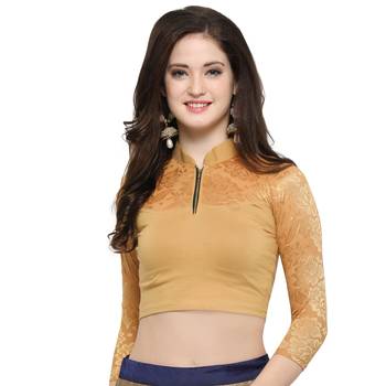 Women's Cotton Lycra Stretchable Readymade Blouse 1