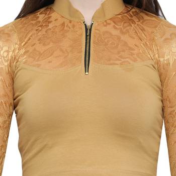 Women's Cotton Lycra Stretchable Readymade Blouse 4