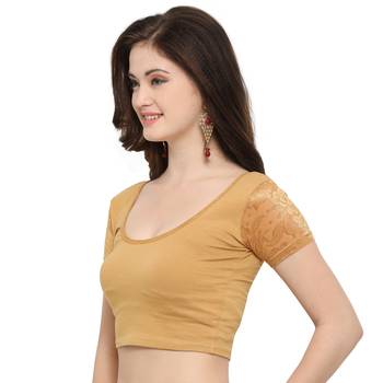 Women's Cotton Lycra Stretchable Readymade Blouse 2
