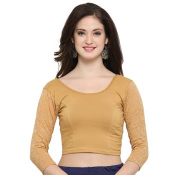 Women's Cotton Lycra Stretchable Readymade Blouse 1
